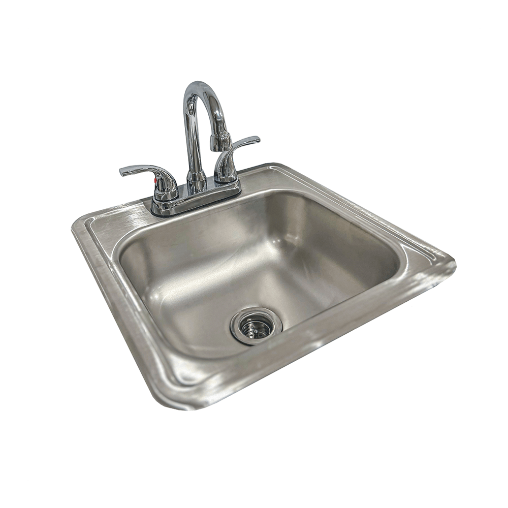Stainless Sink & Faucet - RSNK1 - Outdoor Sinks by Renaissance Cooking Systems | Buy at Agent BBQ