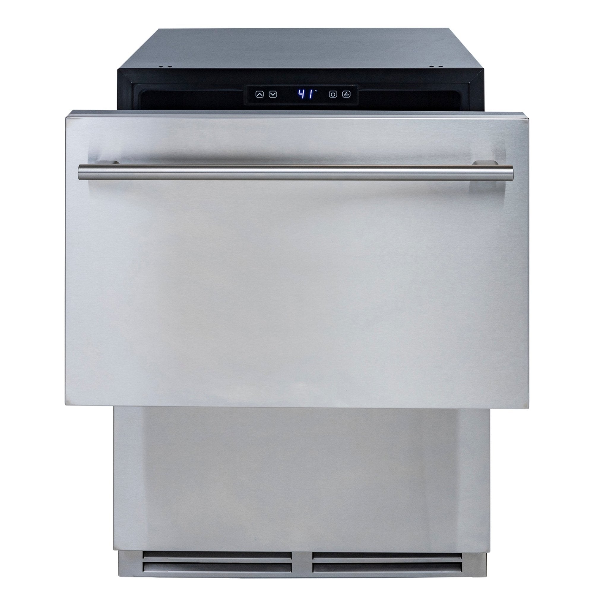 Sapphire Series 3 Premium Indoor/Outdoor Refrigerator with 2 Drawers - SRD243SSPR - Refrigerated Drawer by Sapphire | Buy at Agent BBQ