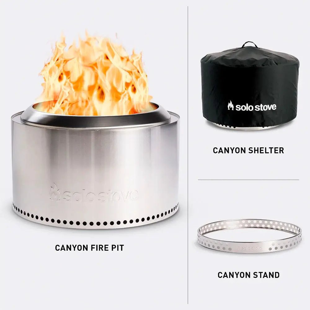 Solo Stove Canyon 2.0 Fire Pit Bundle - Fire Pit by Solo Stove | Buy at Agent BBQ