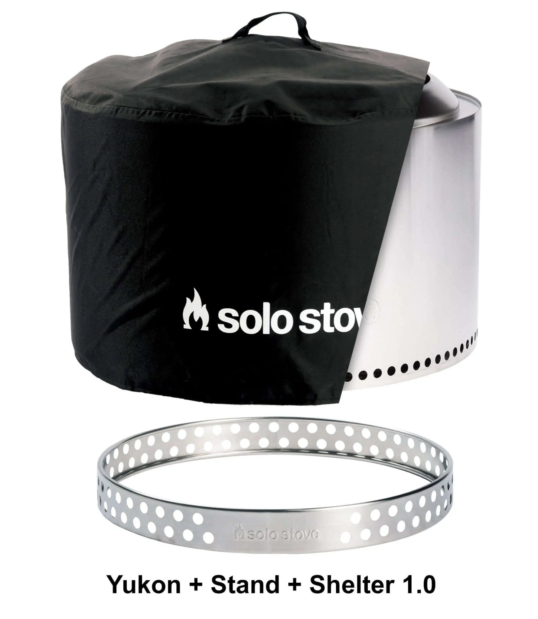 Yukon Fire Pit Stand and Shelter Bundle - Fire Pit by Solo Stove | Buy at Agent BBQ