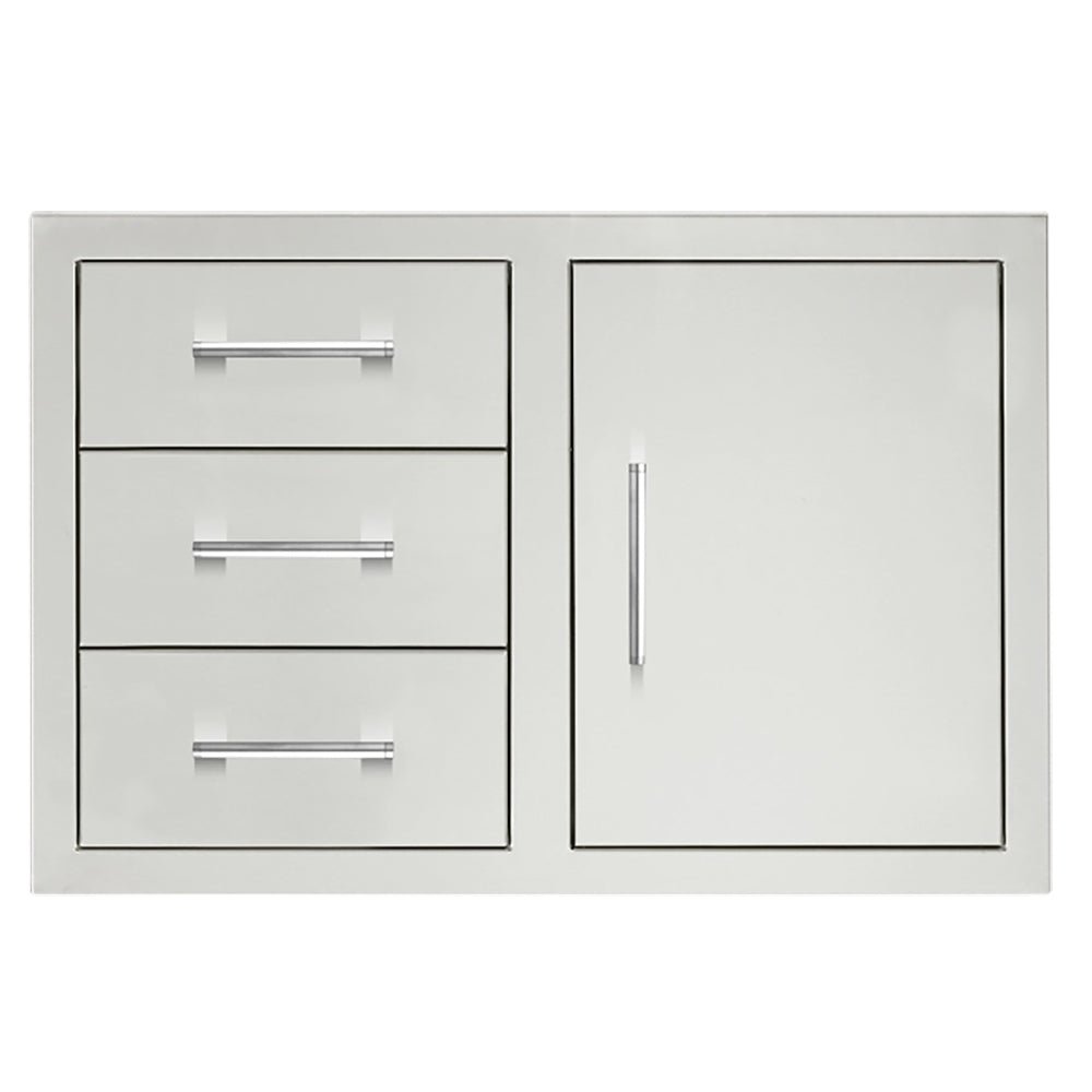 Summerset 33-Inch 3-Drawer & Access Door Combo - Grill : Cabinetry by Summerset | Buy at Agent BBQ