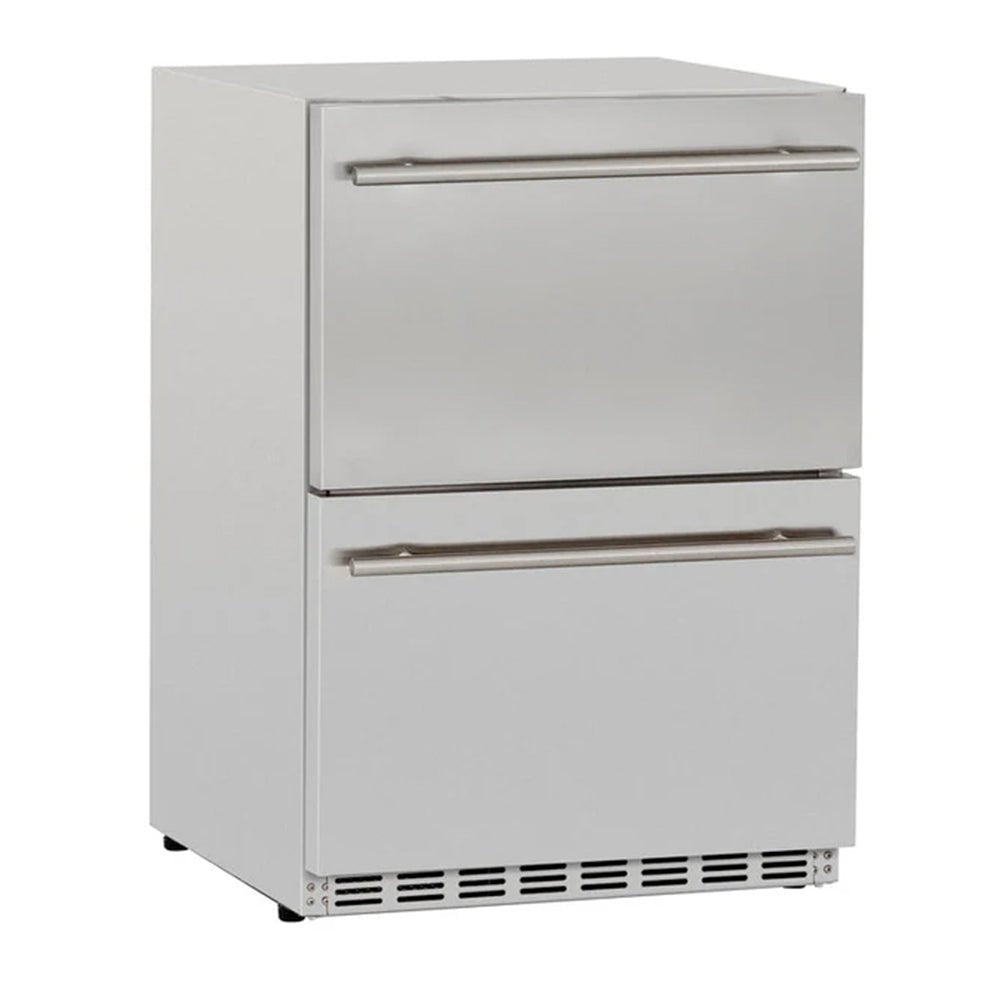 Summerset 5.3C Deluxe Outdoor Rated 2-Drawer Fridge, 24-Inches - Grill : Refrigeration by Summerset | Buy at Agent BBQ