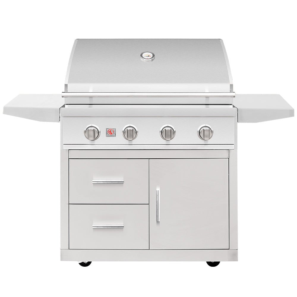 Summerset Sizzler Pro Series Freestanding Gas Grill on Deluxe Cart, 32-Inch - Grill : Gas by Summerset | Buy at Agent BBQ