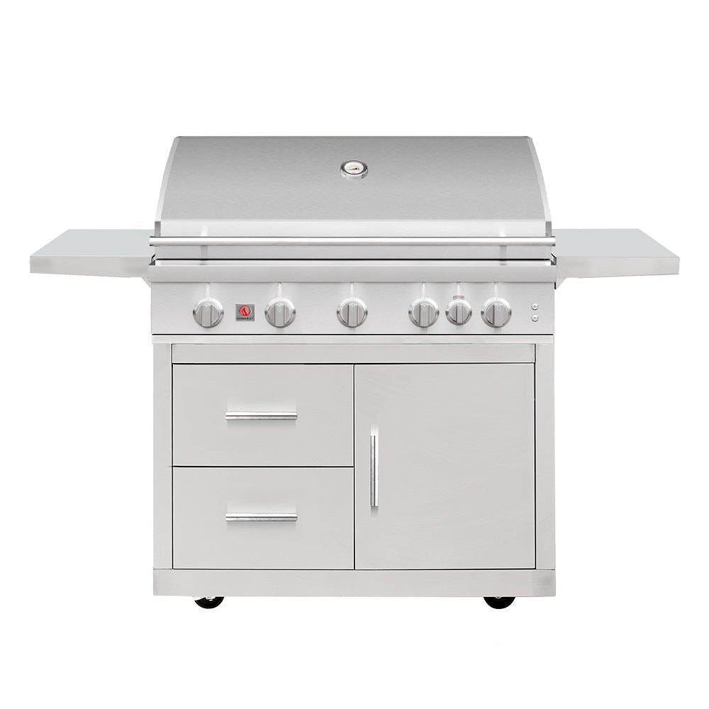 Summerset Sizzler Pro Series Freestanding Gas Grill on Deluxe Cart, 40-Inch - Grill : Gas by Summerset | Buy at Agent BBQ