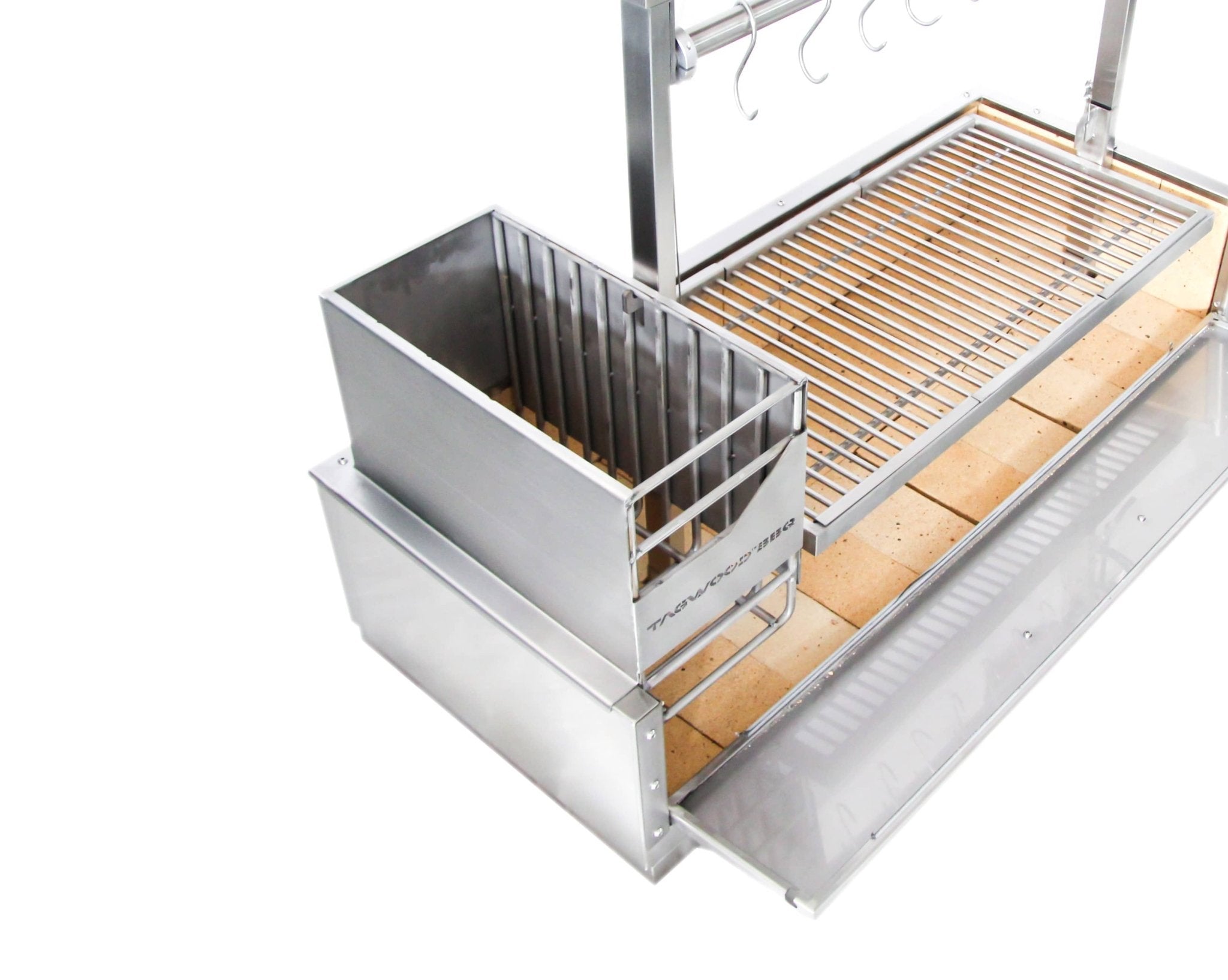 Tagwood BBQ Fully Assembled Built - In Santa Maria Argentine Wood Fire & Charcoal Gaucho Grill - BBQ05SSF - by Tagwood BBQ | Buy at Agent BBQ