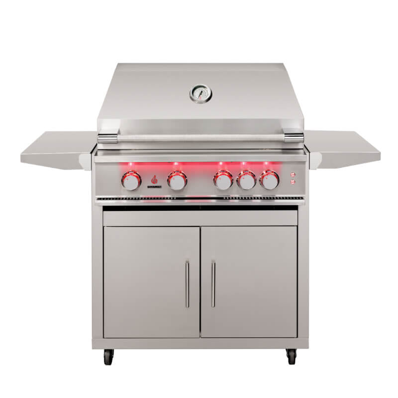 TrueFlame 32 Inch 4 Burner Freestanding Gas Grill - by TrueFlame | Buy at Agent BBQ