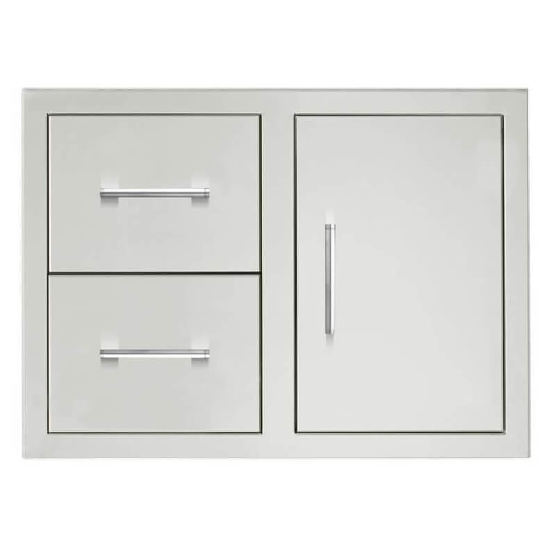 TrueFlame 33 - Inch Masonry 2 - Drawer & Access Door Combo - TF - DC2 - 33M - by TrueFlame | Buy at Agent BBQ