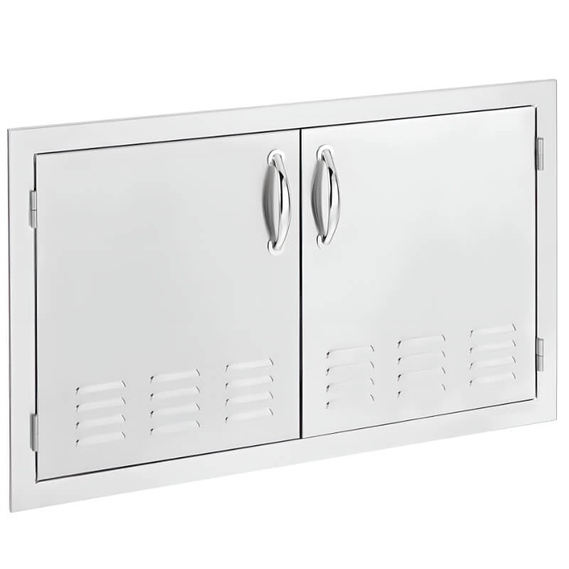 TrueFlame 33 - Inch Vented Stainless Steel Double Access Door - TF - DD - 33V - by TrueFlame | Buy at Agent BBQ