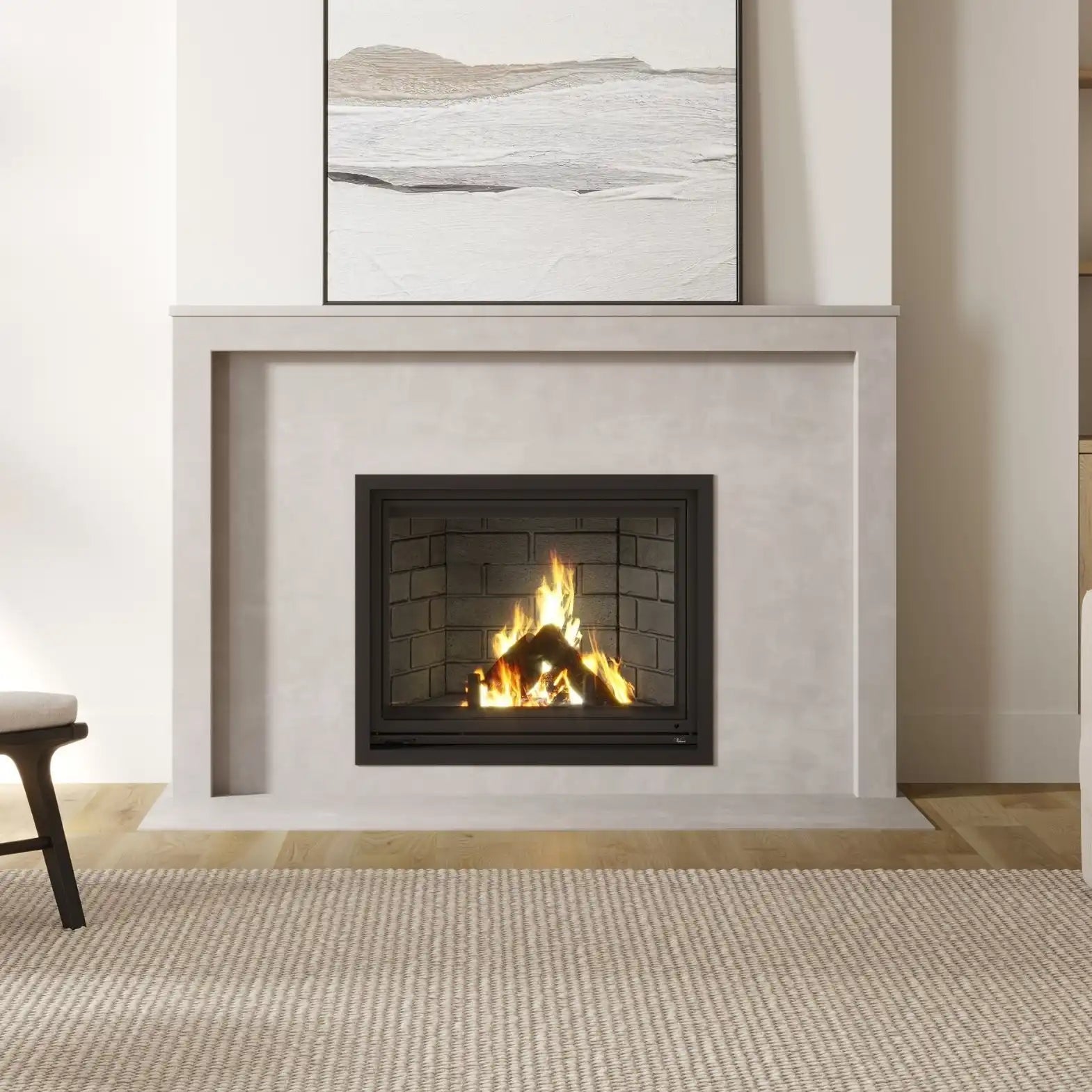 Valcourt FP7CB Antoinette Wood Fireplace - Wood Burning Fireplace by Valcourt | Buy at Agent BBQ