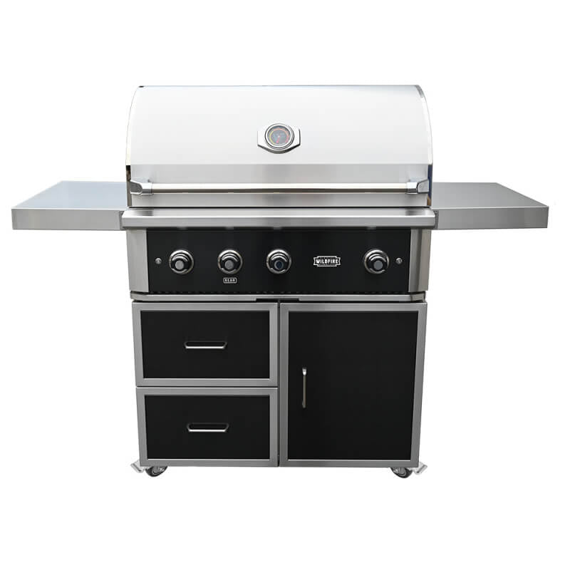 Wildfire Ranch Pro 36 Inch Black 304 Stainless Steel Freestanding Gas Grill - by Wildfire Outdoor Living | Buy at Agent BBQ