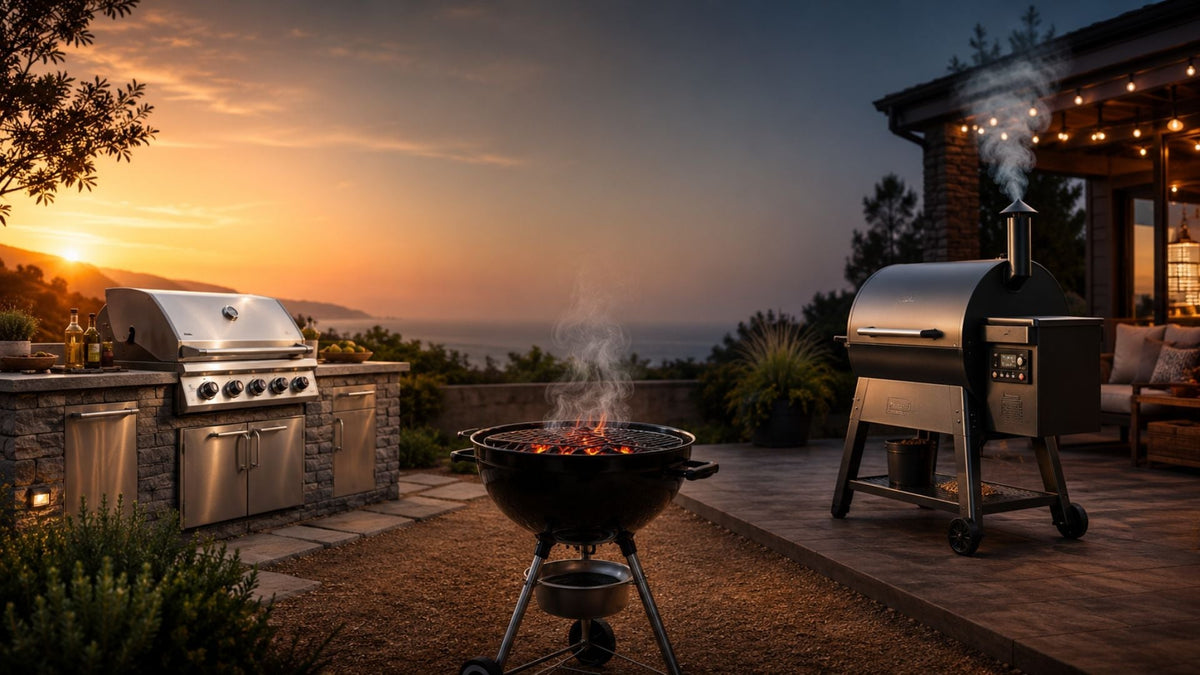 Gas vs. Charcoal vs. Pellet: Choosing Your First Grill - Agent BBQ