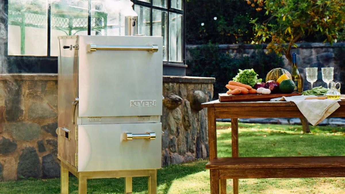 Keveri H1 multipurpose charcoal oven for smoking grilling baking and wood-fired pizza