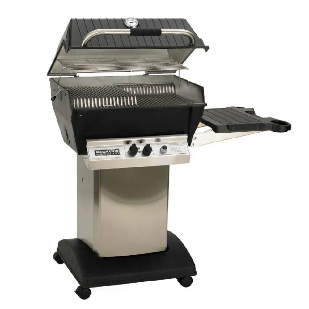 Broilmaster P3X Grill Combo with Stainless Steel Cart Base & Side Shelf - P3PK5