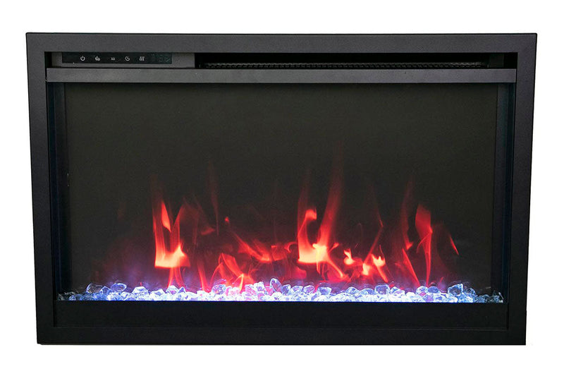 Amantii Traditional Extra Slim 30-Inch Smart Built-In Electric Firebox Insert