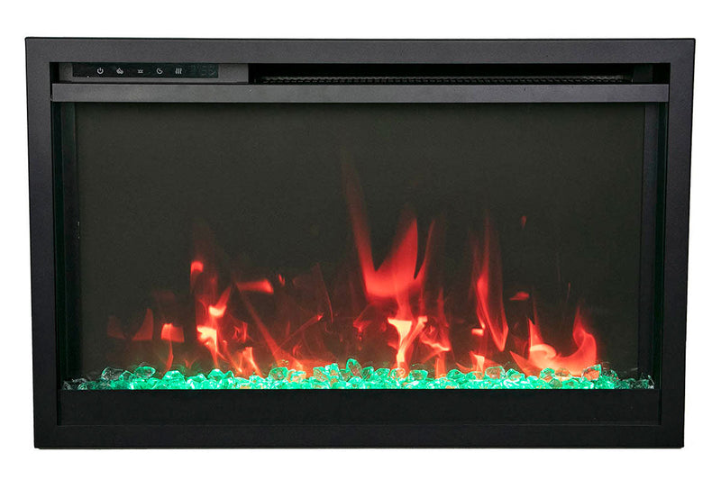 Amantii Traditional Extra Slim 30-Inch Smart Built-In Electric Firebox Insert