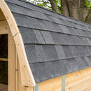 Black Asphalt Shingle Roof - 8' (240cm) (for Serenity Barrel Sauna)