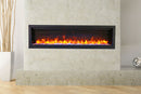 Amantii Symmetry Bespoke 50'' Wall Mount / Recessed Linear Indoor/Outdoor Electric Fireplace