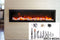 Amantii Symmetry Bespoke 88'' Wall Mount / Recessed Linear Indoor/Outdoor Electric Fireplace