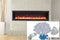 Amantii Symmetry Bespoke 50'' Wall Mount / Recessed Linear Indoor/Outdoor Electric Fireplace