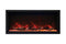 Amantii Panorama 50-inch Built-in Tall & Deep Indoor/Outdoor Linear Electric Fireplace