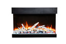 Amantii Tru View Bespoke 45-inch 3-Sided Built In Indoor/Outdoor Electric Fireplace