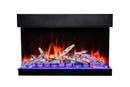 Amantii Tru View Bespoke 45-inch 3-Sided Built In Indoor/Outdoor Electric Fireplace