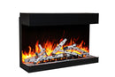 Amantii Tru View Bespoke 45-inch 3-Sided Built In Indoor/Outdoor Electric Fireplace