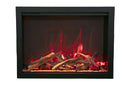 Amantii Traditional Bespoke 48-Inch Built-In Indoor/Outdoor Smart Electric Firebox Insert