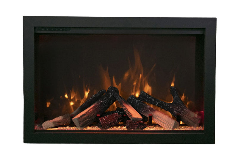 Amantii Traditional Bespoke 38-Inch Built-In Indoor/Outdoor Smart Electric Firebox Insert