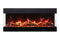 Amantii Tru View Bespoke 55-inch 3-Sided Built In Indoor/Outdoor Electric Fireplace