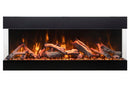 Amantii Tru View Bespoke 55-inch 3-Sided Built In Indoor/Outdoor Electric Fireplace