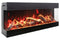 Amantii Tru View Bespoke 75-inch 3-Sided Built In Indoor/Outdoor Electric Fireplace