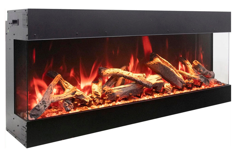 Amantii Tru View Bespoke 55-inch 3-Sided Built In Indoor/Outdoor Electric Fireplace