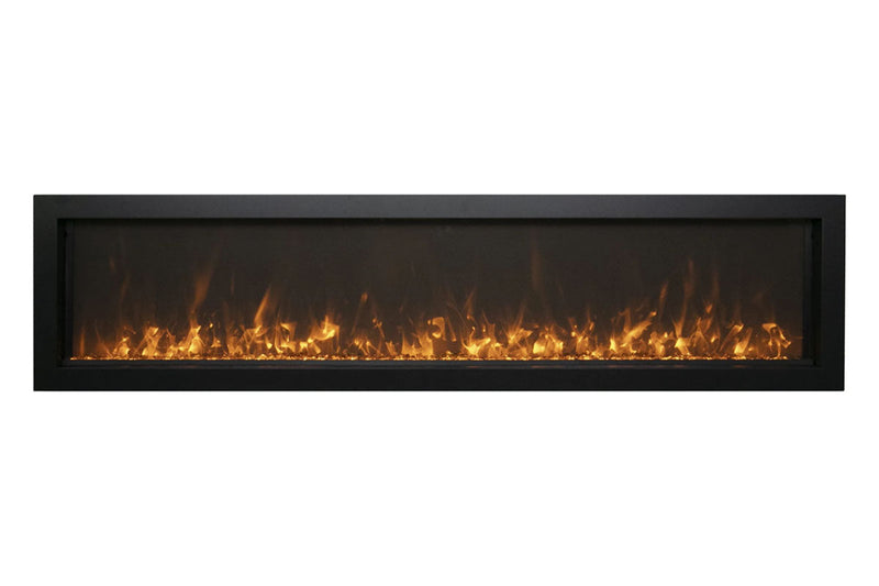 Amantii Panorama 50 inch Extra Slim Built-in Indoor/Outdoor Linear Electric Fireplace