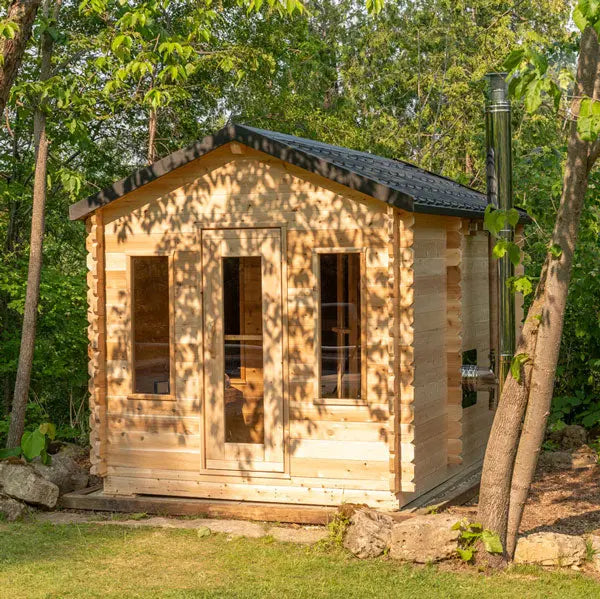 CT Georgian Cabin Sauna with Changeroom Dundalk LeisureCraft