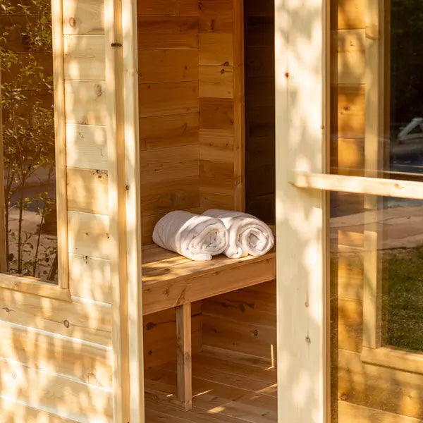 CT Georgian Cabin Sauna with Changeroom Dundalk LeisureCraft