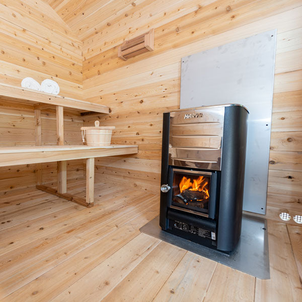 CT Georgian Cabin Sauna with Porch - CTC88PW