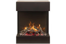 Amantii 2025WM Cube Lumina 3-Sided View Built In Indoor/Outdoor Electric Fireplace