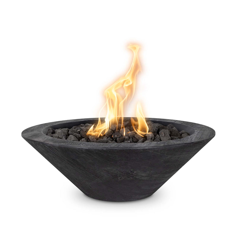 24" Cazo Fire Bowl- Wood Grain Concrete- OPT-24RWGFO