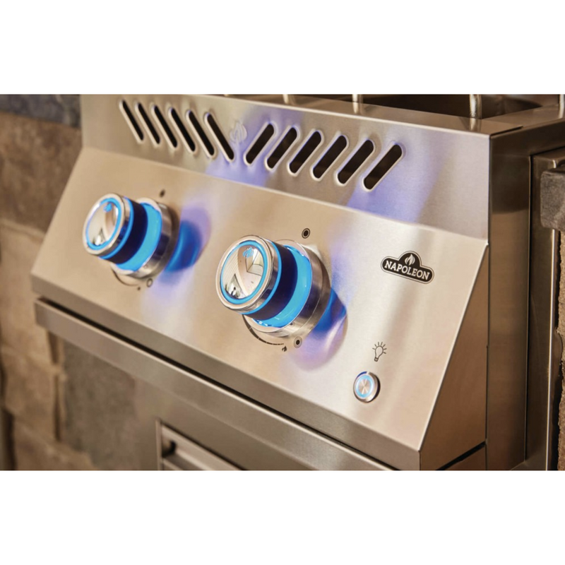 Napoleon Built-in 700 Series Power Burner with Stainless Steel Cover - BIB18PBSS