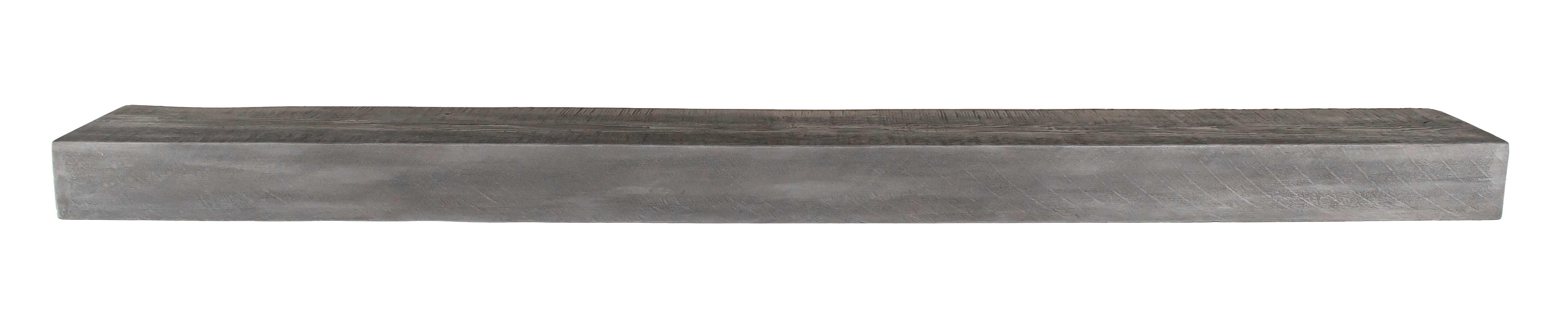 Flat Sawn Non-Combustible Concrete Fireplace Mantel Shelf