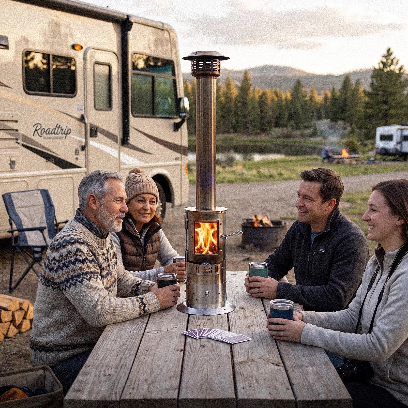 Timber Stoves - Scout Tabletop Outdoor Heater - WPPHSC1.0