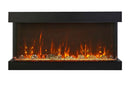 Amantii Panorama Tru View Extra Tall & Deep 72-inch 3-Sided Built In Indoor/Outdoor Electric Fireplace