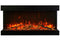 Amantii Panorama Tru View Extra Tall & Deep 50-inch 3-Sided Built In Indoor/Outdoor Electric Fireplace