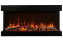 Amantii Panorama Tru View Extra Tall & Deep 88-inch 3-Sided Built In Indoor/Outdoor Electric Fireplace