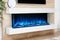 Modern Flames Landscape Pro 58'' Electric Fireplace Wall Mount Studio Suite | White Ready to Paint