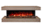 Modern Flames Landscape Pro 82'' Studio Suite Wall Mount Mantel Package | Coastal Sand