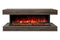 Modern Flames Landscape Pro 82'' Studio Suite Wall Mount Mantel Package | Driftwood Grey