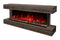 Modern Flames Landscape Pro 82'' Studio Suite Wall Mount Mantel Package | Driftwood Grey