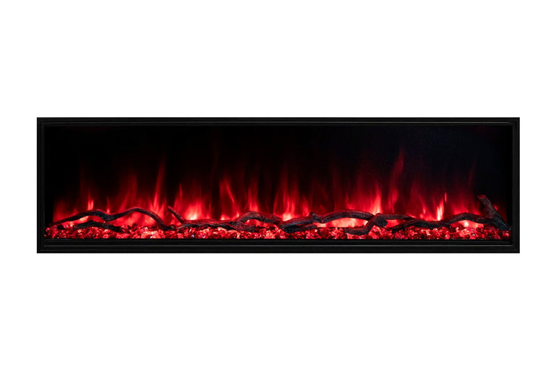 Modern Flames Landscape Pro Slim 96" Built In Linear Electric Fireplace